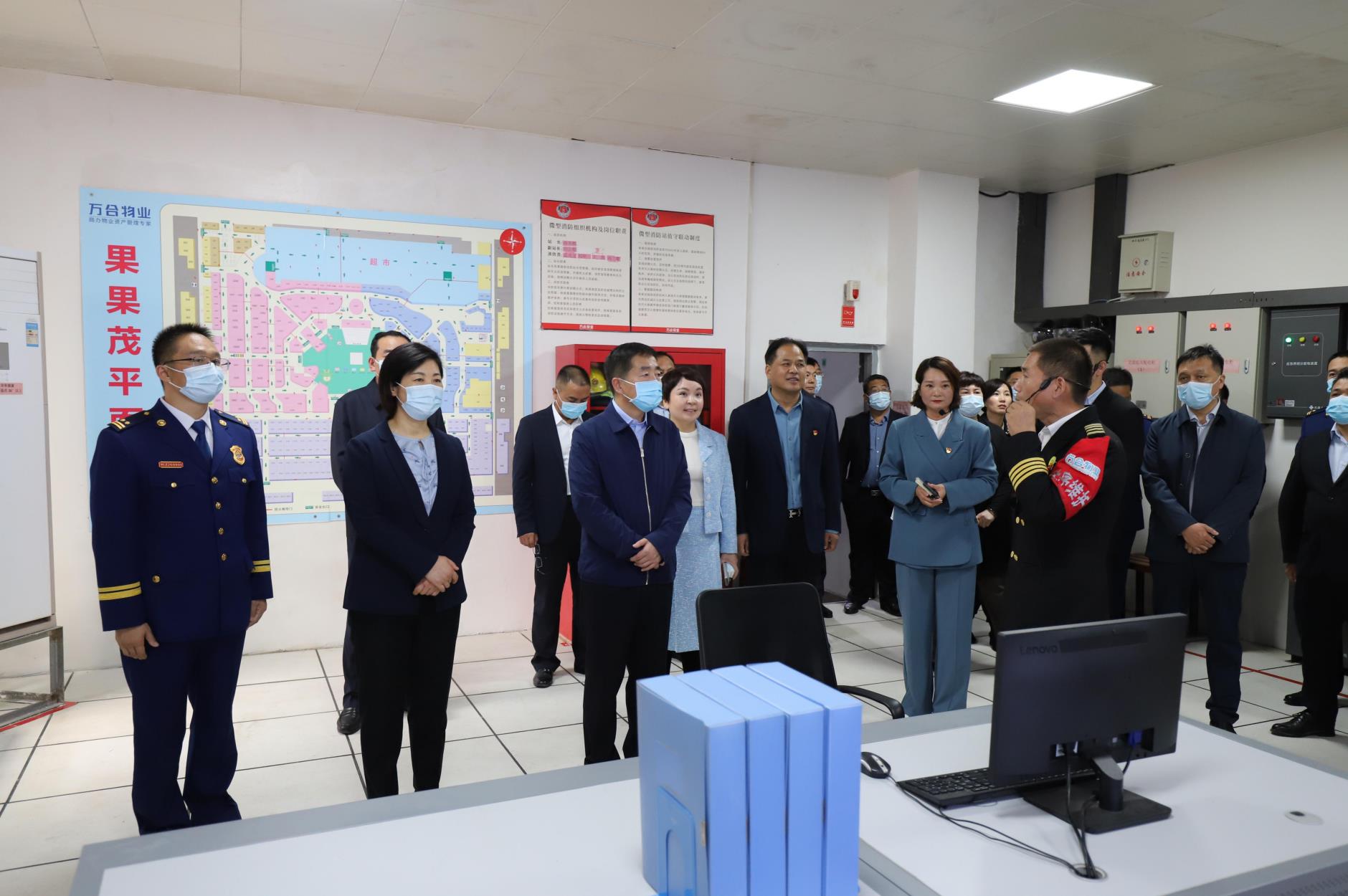 市人大代表視察我公司消防“一法一條例”貫徹落實(shí)情況